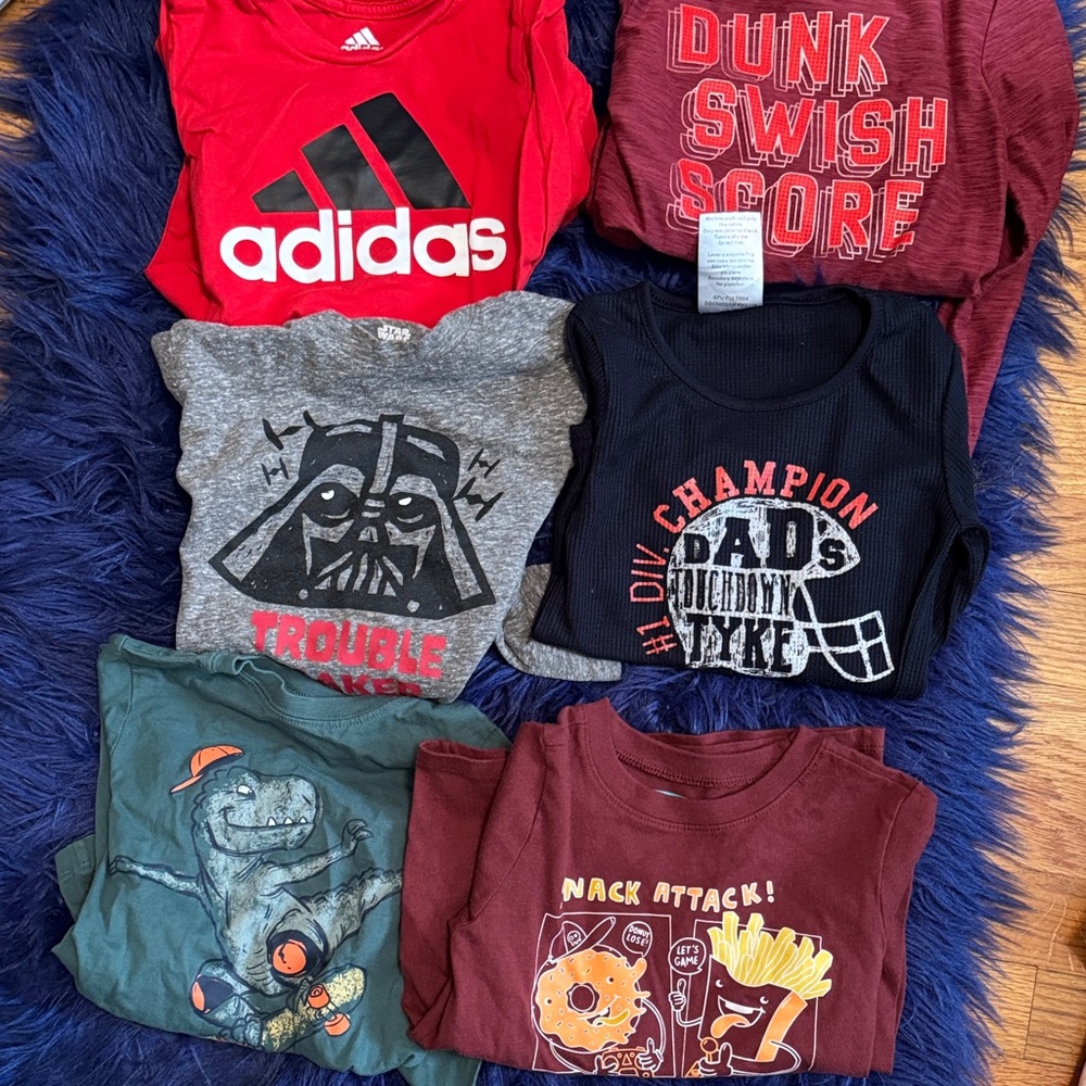 Multiples Boys 3T Apparel Shirts shorts New and Used